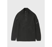 C.P. Company FULL RIB COTTON HALF BUTTON LENS SWEATER men Sweatshirts grey in taglia:S
