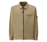 C.P. Company, ,Jackets ,Uomo ,Grigio ,M Gabardina Overshirt con Lente e Zip