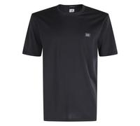 C.P. Company - Gasato T-Shirt a Maniche Corte con Patch - - Tops - Uomo - Nero - S