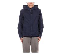 C.P. Company - Giacca con Cappuccio e Logo Patch - - Jackets - Uomo - Blu - M