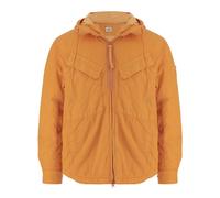 C.P. Company - Giacca in nylon con cappuccio regolabile e logo - - Jackets - Uomo - Arancione - L