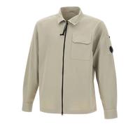 C.P. Company, ,Jackets ,Uomo ,Grigio ,L Gabardina Camicia con Zip
