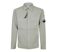 C.P. Company, ,Jackets ,Uomo ,Grigio ,L Gabardine Zipped Lens Overshirt