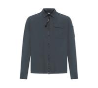 C.P. Company, ,Jackets ,Uomo ,Grigio ,M Gabardine Zipped Lens Overshirt