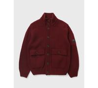 C.P. Company LAMBSWOOL GRS BUTTON LENS SWEATER men Sweatshirts red in taglia:L