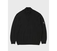 C.P. Company LAMBSWOOL GRS HALF ZIP SWEATER men Pullovers black in taglia:S