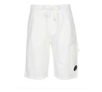 C.P. Company - Light Fleece Cargo Lens Sweatshorts - - Shorts - Uomo - Bianco - S