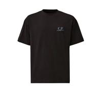 C.P. Company - Logo Cotton T-Shirt - - Tops - Uomo - Blu - XL