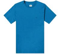 C.P. Company - Lyons Blue Small Logo T-Shirt - - Tops - Uomo - Blu - L