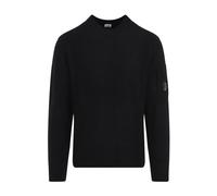 C.P. Company - Maglia nera con scollo a giro - - Knitwear - Uomo - Nero - S
