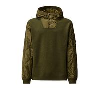 C.P. Company - Maglione Extrafine Merino Wool Mixed Half Button - -Sweatshirts & Hoodies -Uomo -Verde -S
