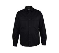 C.P. Company - Metropolis Series Gabardine Longsleeve Button Shirt - - Shirts - Uomo - Nero - 2XL