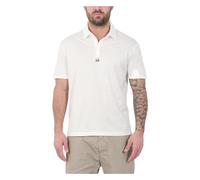 C.P. Company - Polo con Patch Logo - - Tops - Uomo - Bianco - 2XL