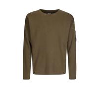 C.P. Company - Sea Island Crewneck Lens Sweater - - Knitwear - Uomo - Verde - XL