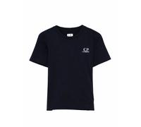 C.P. Company T-shirt bambino manica corta con logo blu scuro