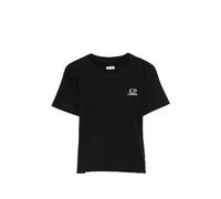 C.P. Company T-shirt bambino manica corta con logo nero