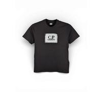 C.P. Company - T-Shirt Jersey 30/1 a Maniche Corte con Logo - - Tops - Uomo - Nero - L