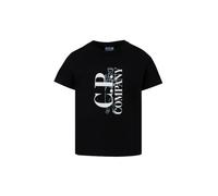 C.P. Company T-shirt manica corta bambino nero