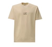 C.P. Company, ,Tops ,Uomo ,Beige ,L 30/1 Jersey Short Sleeve British Sailor T-Shirt