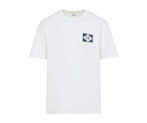 C.P. Company, ,Tops ,Uomo ,Bianco ,XL 20Cmts267A T-Shirt