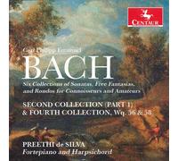 C.P.E. BACH Six Collections of Keyboard Sonatas Free Fantasias (CD)