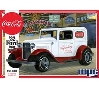 C.P.M. 1932 Ford Sedan Delivery Coca Cola 1:25 Scale MPC Plastic Car Kit, Black