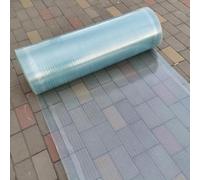 C - Pannello in policarbonato per tetti, impermeabile, resistente ai raggi UV, per esterni, tettoia, copertura per gazebo e tettoia, dimensioni personalizzate, 0,6 x 20 m, viti incluse