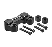 C Per Road Per Glide Per FLTRX 2015-2024 Per Softail Per Standard Per FXST 107 2020-2024 Moto Riser Manubrio 2,5" Piastra Di Trazione 1,5" Parti(Black White)