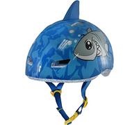 C-Preme Raskullz Lil - Casco da bambino (1+ anni) UNISIZE 48-52CM SHARK FIN