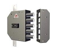 Generic Bad Serratura CR 2200 - Triplice sicurezza doppia mappa Dx per porte blindate