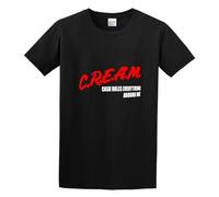 C.R.E.A.M. Cash Rules Everything Around Me Mens T-Shirt Unisex Black Top Tee S