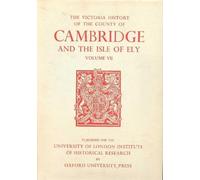 C. R. Elrington A History of the County of Cambridge and the (Copertina rigida)