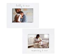 C.R. Gibson - Cornice portafoto Mommy and Me e Daddy and Me, 2 pezzi, 22,9 x 17,8 cm