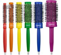 C·Ramic Pride. Confezione Da 6 Spazzole Termiche Rotonde in Ceramica Con Fibre I