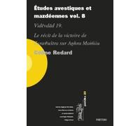 C. Redard Études avestiques et mazdéennes vol. 8 (Tascabile) Persika