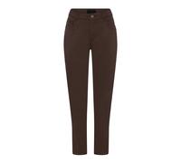 C.Ro - Pantaloni Suzanne Borgogna con Dettaglio Zip - - Trousers - Donna - Marrone - S