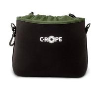 C-Rope Borsa per fotocamera in neoprene, custodia in neoprene con imbottitura in pile, impermeabile, accessori per fotocamera, Nero, L, Zaino