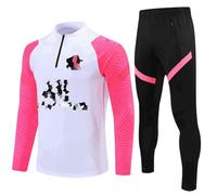 C,S,2025/2026 Tuta da Calcio del Set di Maglie da Calcio, Uomo Abbigliamento Sportivo a Maniche Lunghe,Calcio Traspirante Allenamento Sportivo per Adulti/Bambini