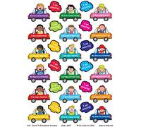 C.S. Kids KS1 Drive To Excellence - Adesivi per auto per insegnanti e genitori, adesivi per lode per bambini, confezione da 180 pezzi, SK21