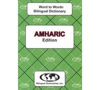 C. Sesma English-Amharic & Amharic-English Word-to-Word Dictionary (Tascabile)