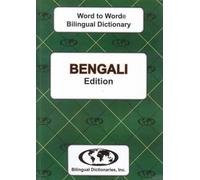 C. Sesma English-Bengali & Bengali-English Word-to-Word Dictionary (Tascabile)