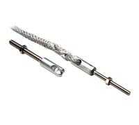 C.Sherman Johnson Splice Occhio Filettato Borchie 1/4 " 28x2 1/2 " Rh W/Splice