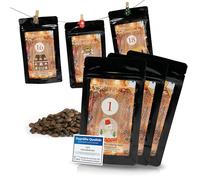 C&T Calendario dell’Avvento Caffè 2025 in Grani da Appendere | 24 Bustine da 40 g di Caffè Pregiato da Tutto il Mondo | Calendario di Natale Esclusivo con Cordicella e Mollettine in Legno