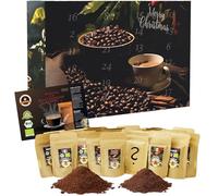 C&T - Calendario dell’Avvento Caffè Bio & Fair Trade 2025 Macinato | 24x Caffè Biologici e del Commercio Equo | Rarità + Sorpresa nel Calendario di Natale