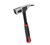 C&T Martello da carpentiere da 600 g, martello da fabbro, martello singolo, costruzione interamente forgiato, con supporto magnetico per unghie, eccellente ammortizzazione delle vibrazioni