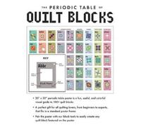 C&T Publishing Periodic Table of Quilt Blocks Poster (General merchandise)