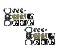 C·T·S - Kit di guarnizioni e diaframma per carburatore Walbro D10-WAT per Echo Trimmer SRM 300AE soffiatore PB210E PB300E Stihl 031AV Husqvarna McCulloch Oleomac (confezione da 2)