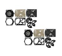 C·T·S Kit guarnizioni e membrana carburatore sostituisce Walbro D11-WB per carburatore Dolmar 166 Walbro WB-24 WB-32 (confezione da 2)