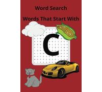 'C' Themed Word Search Puzzle Book: Word Searches with Easy to read Print about Animals, Objects, Fruits and More | 6x9 inches, 110 pages | 50+ Puzzles… Gift for Vacation, Holidays and Free Time