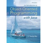 C. Thomas Wu An Introduction to Object-Oriented Programming with Jav (Tascabile)